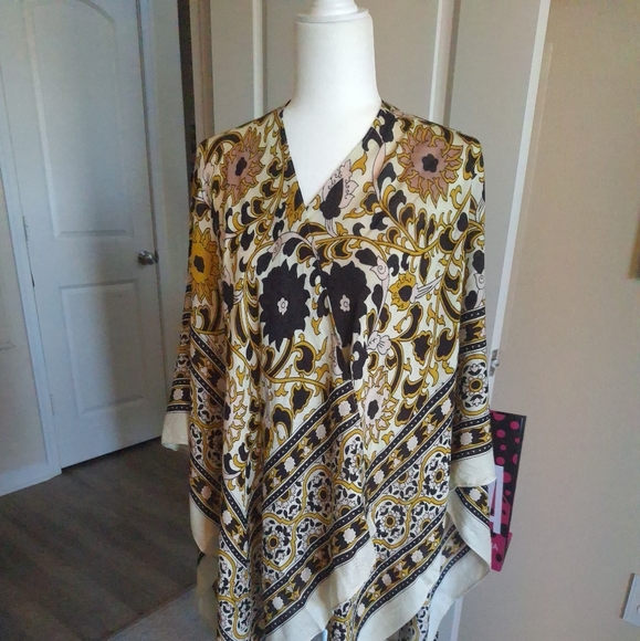 Free People Tops - Free People Multicolor Floral Tunic/ Duster